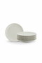Hermia Juego de Servir Pasteles BNLZF21DUS600 Blanco, 6 Piezas